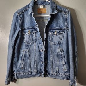 &Denim Button Up Jean Jacket